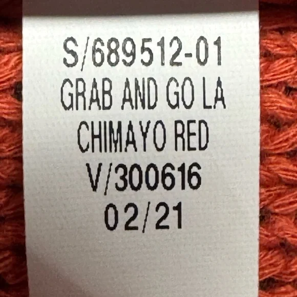 Old‎ Navy Chunky Knit Sweater Open Front Cardigan Orange Womens Medium Slouchy - Picture 8 of 10